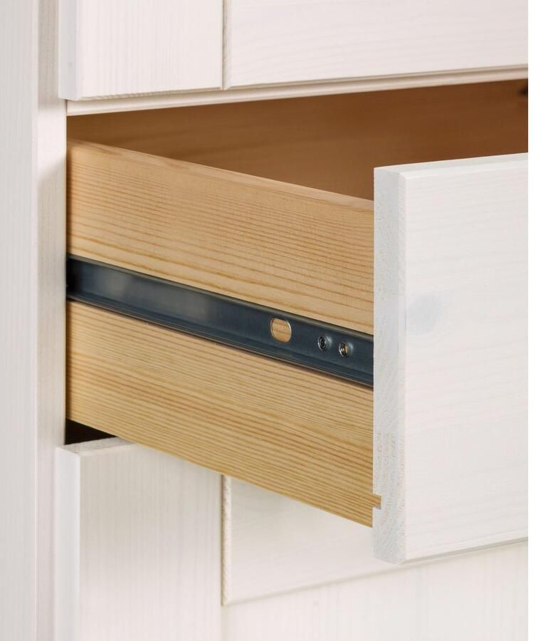 Home affaire Hoge kast Alby Breedte 75 cm 2 deuren 1 lade 6 open vakken