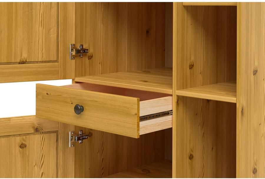 Home affaire Hoge kast Alby2 Met metalen grepen breedte 75 cm