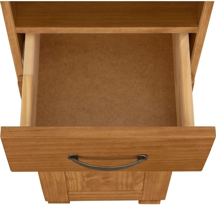 Home affaire Hoge kast Rodby Massief FSC -gecertificeerd hout breedte 33 cm hoogte 180 cm