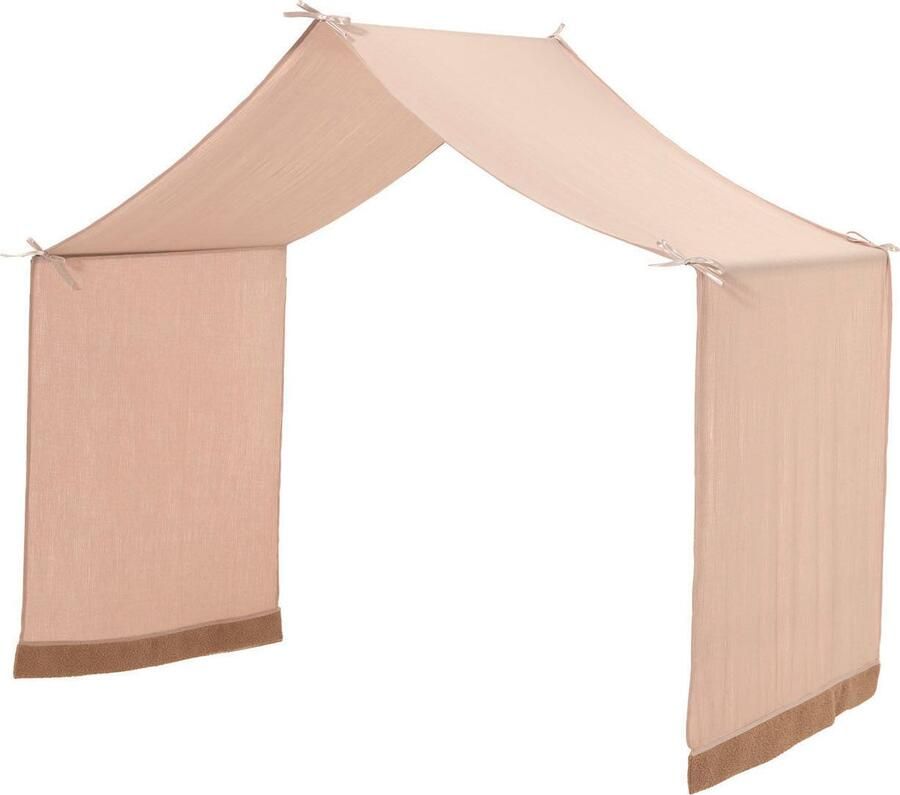 Home affaire Huisbed Forrest 90 200 van massief beukenhout wit met valbeveiliging aan de voorkant