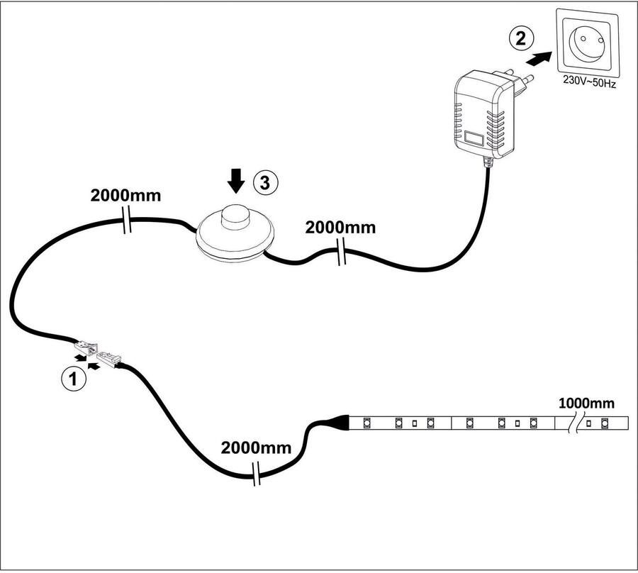 Home affaire Inbouwlamp bijpassende verlichting voor de series meran tamara