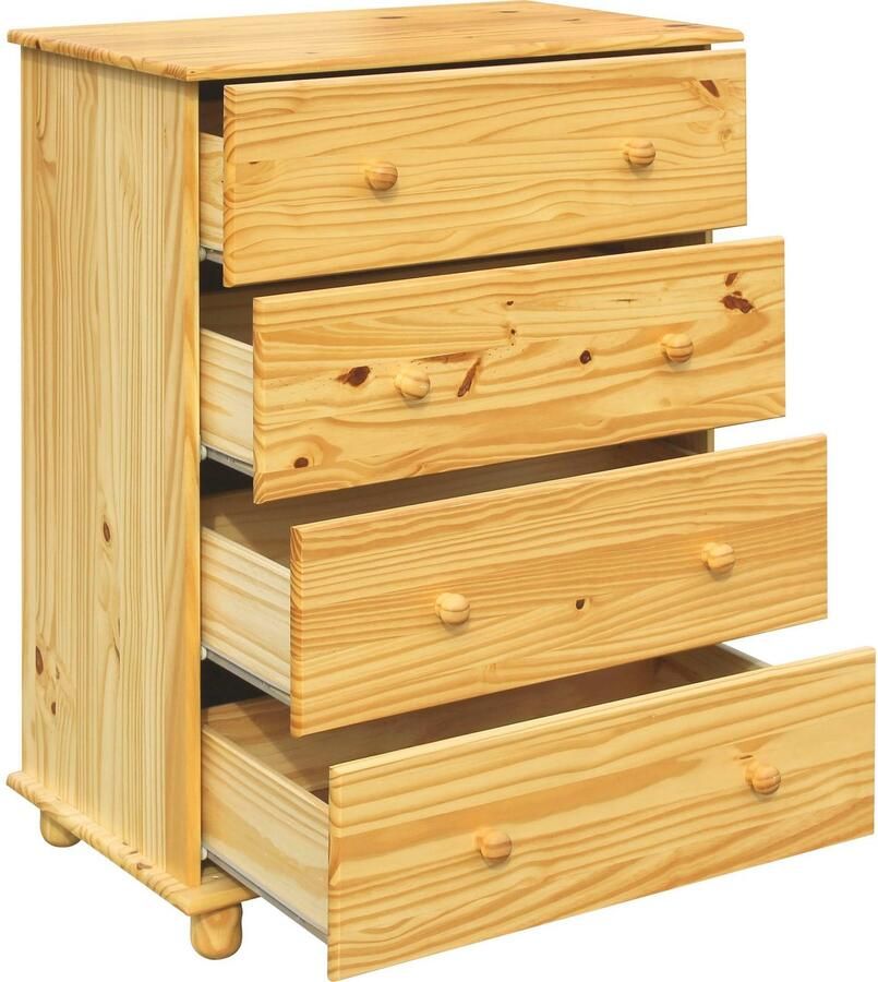 Home affaire Kast Chur gemaakt van massief grenen breedte 80 cm hoogte 102 cm