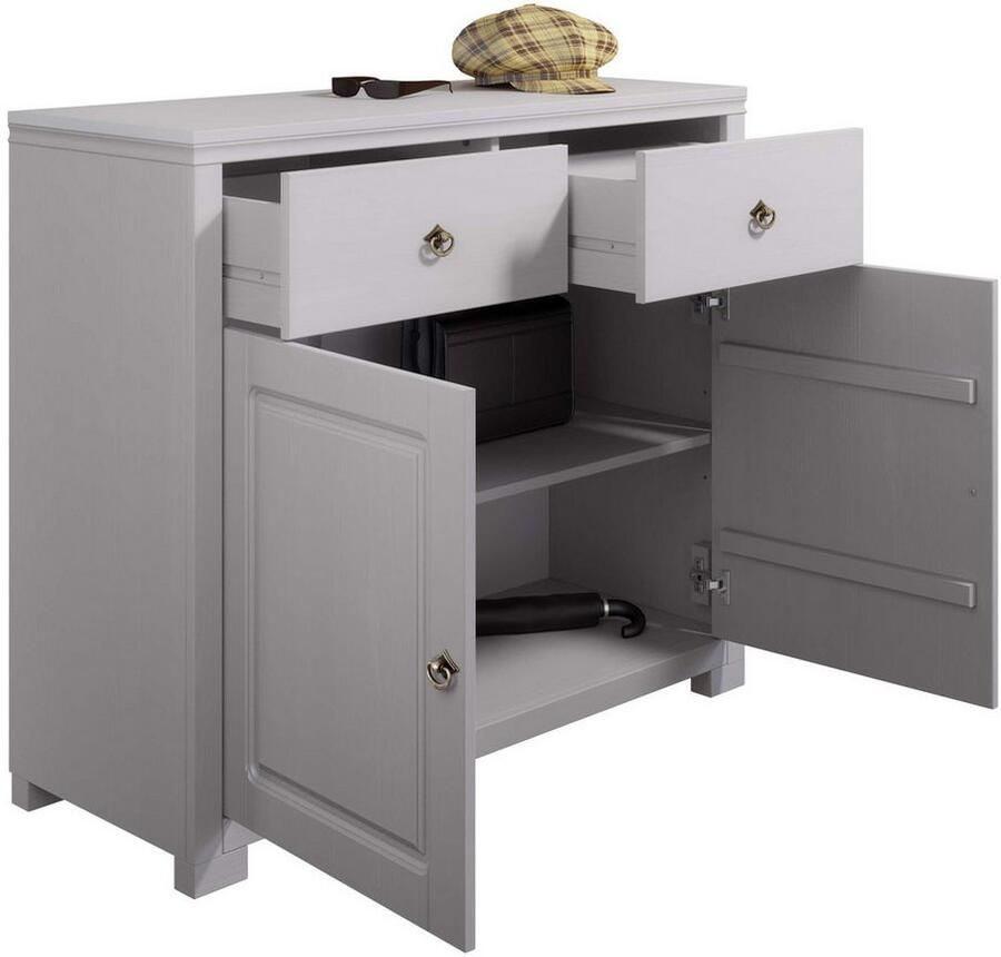 Home affaire Kast Gotland van massief grenen met 2 lades fsc breedte 102 cm