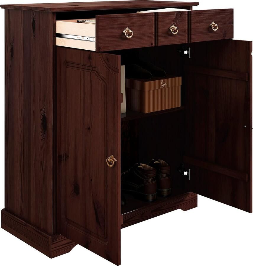 Home affaire Kast Klera Breedte 81 cm van massief grenen FSC -gecertificeerd