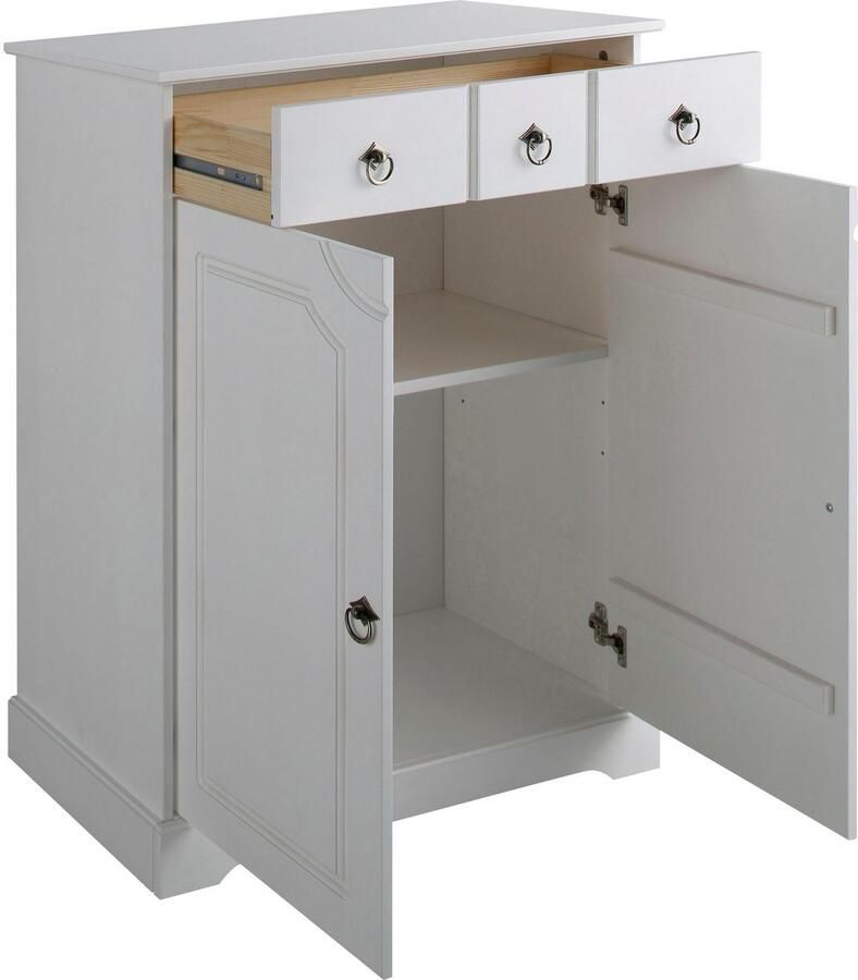 Home affaire Kast Klera Breedte 81 cm van massief grenen FSC -gecertificeerd