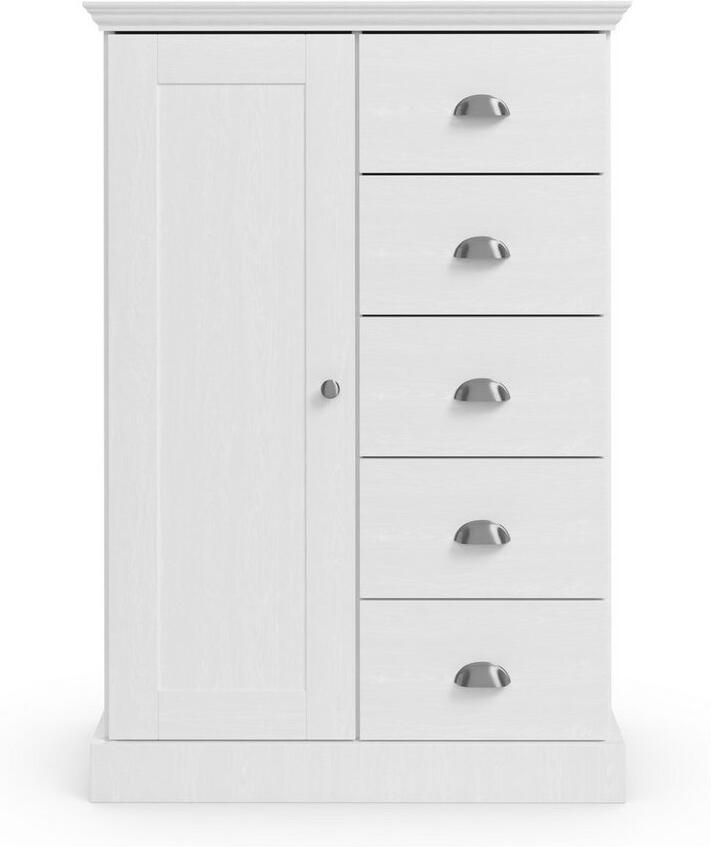 Home affaire Kast Motala 5 lades en 2 verstelbare planken breedte 75cm hoogte 110cm