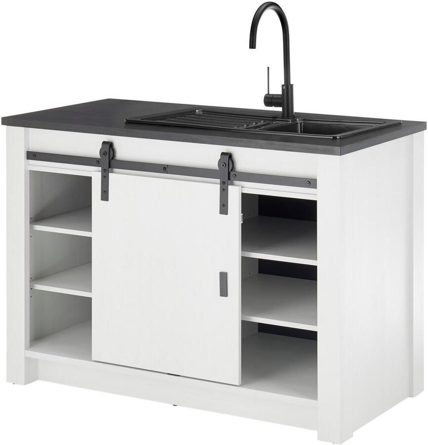 Home affaire Keuken Sherwood Breedte 400 cm zonder elektrische apparaten