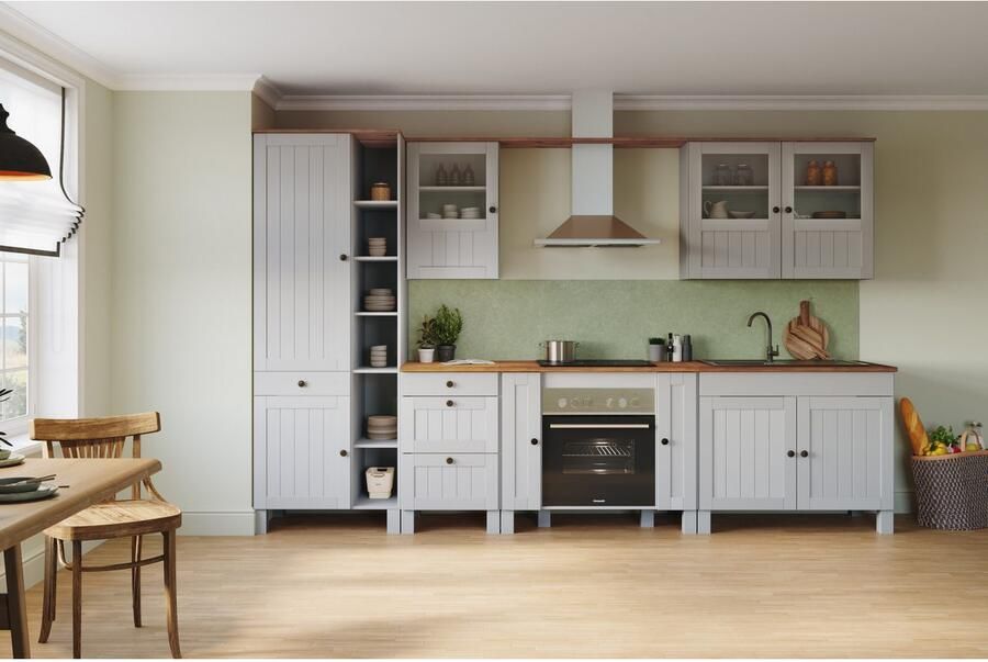 Home affaire Keukenblok Alby2 Breedte 325 cm zonder elektrische apparaten (set)