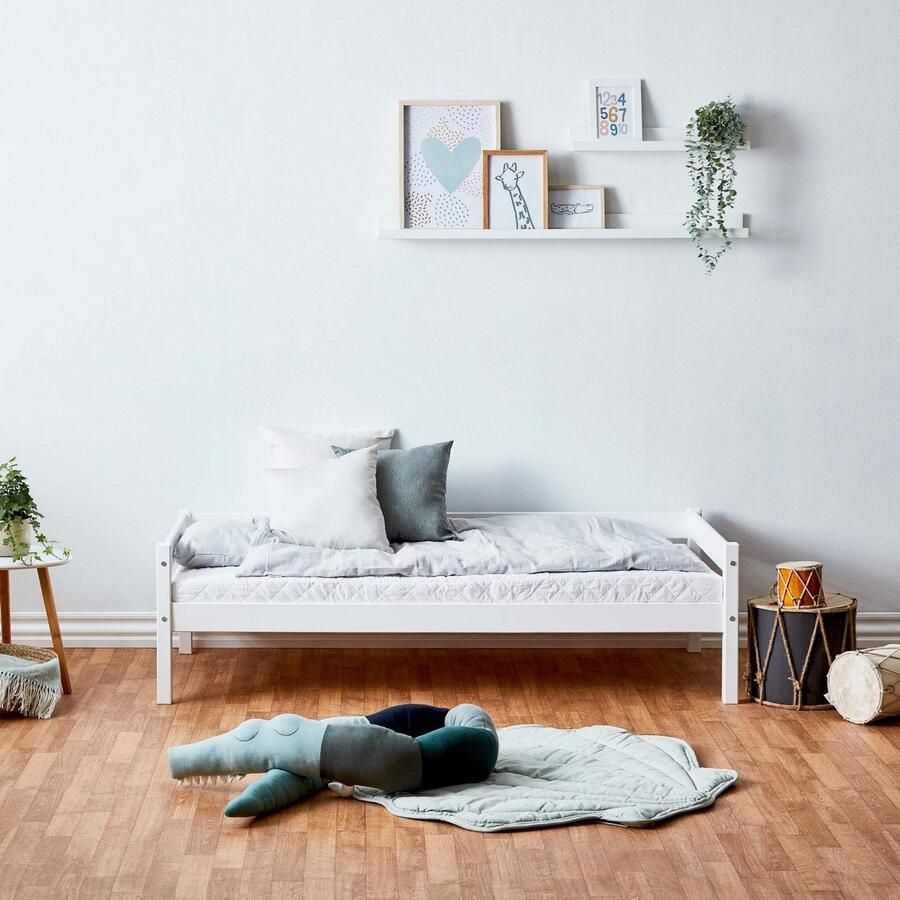 Home affaire Kinderledikant ECO One eenpersoonsbed Scandinavisch design optioneel met matras ligoppervlak 70 x 160 cm