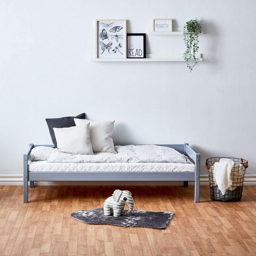 Home affaire Kinderledikant ECO One eenpersoonsbed Scandinavisch design optioneel met matras ligoppervlak 70 x 160 cm