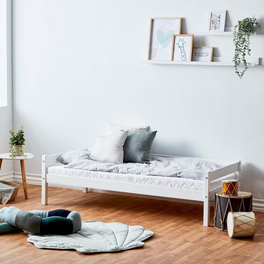 Home affaire Kinderledikant ECO One eenpersoonsbed Scandinavisch design optioneel met matras ligoppervlak 70 x 160 cm