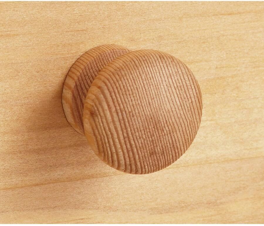 Home affaire Kledingkast Bertram van mooi massief grenenhout met een spiegeldeur hoogte 170 cm