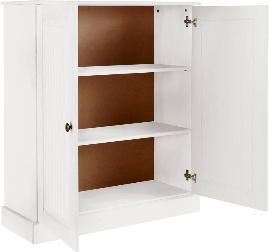 Home affaire Kledingkast Liotta met 2 verstelbare planken gemaakt van massief grenen