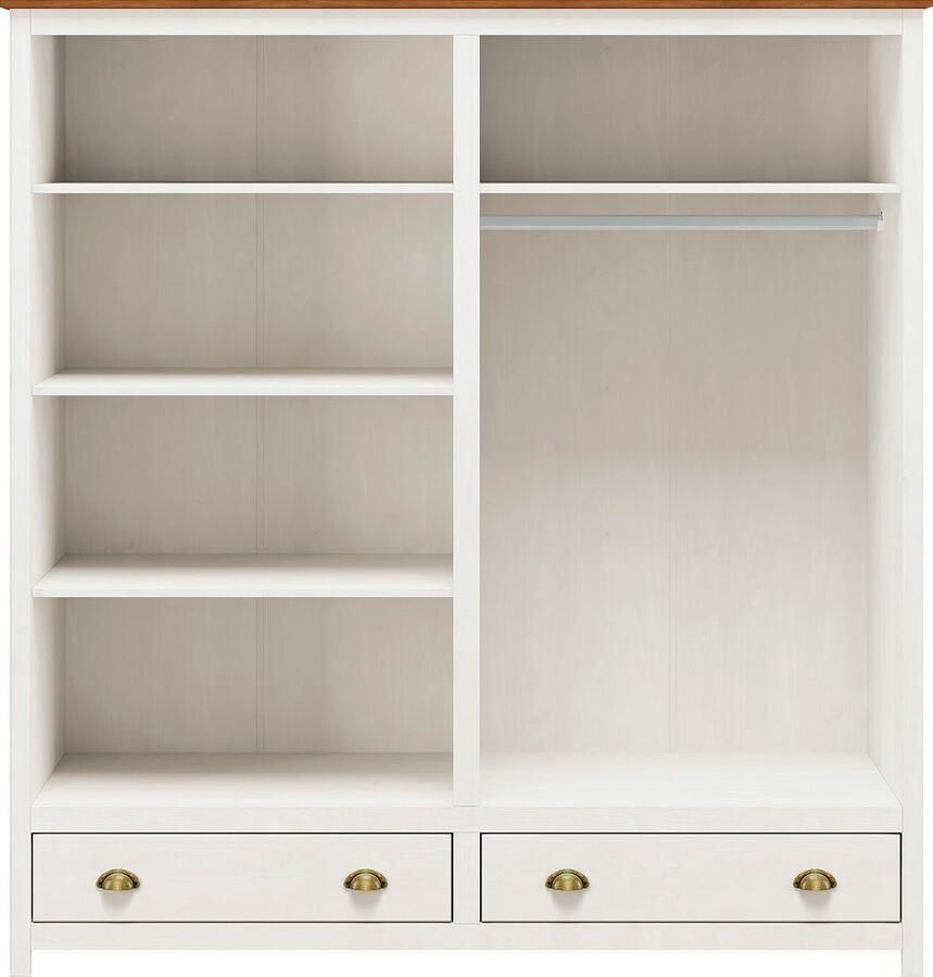 Home affaire Kledingkast Salgen in landelijke stijl