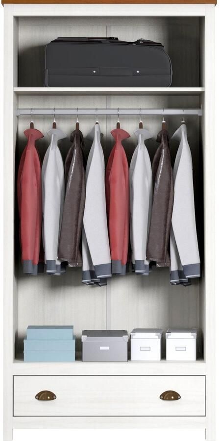 Home affaire Kledingkast Salgen in landelijke stijl