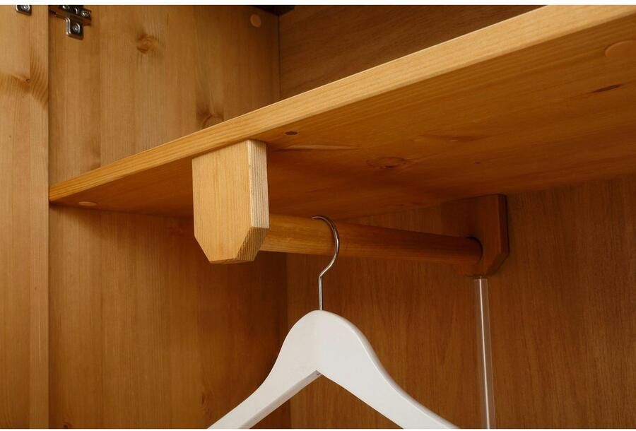 Home affaire Kledingkast Trinidad van massief grenen fsc gecertificeerd breedte 69 cm