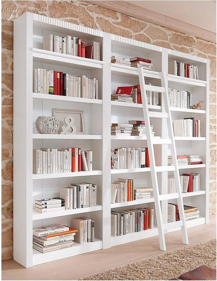 Home affaire Ladderrek Bergen van massief grenenhout met 6 treden hoogte 188 cm