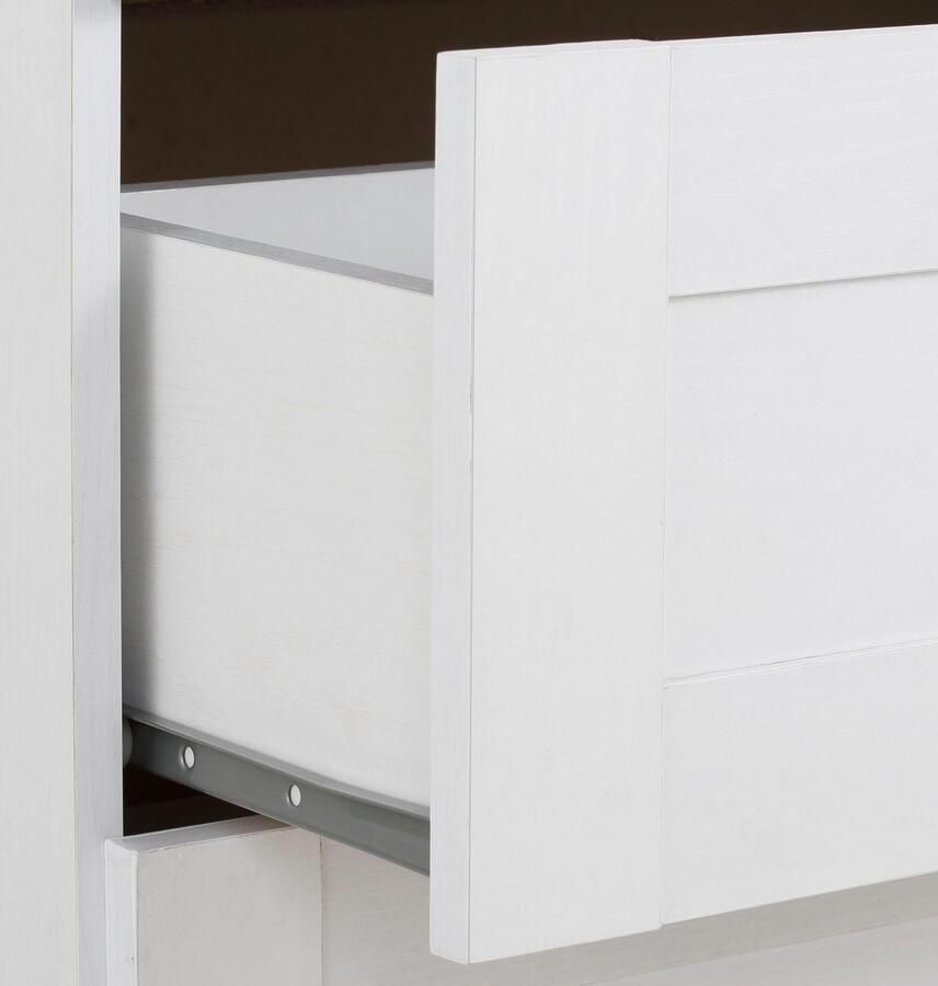 Home affaire Ladekast Binz met mooie metalen handgrepen 3 laden breedte 75 cm