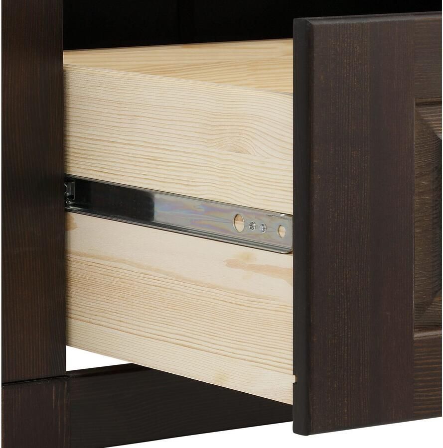 Home affaire Ladekast Rauna van massief grenen met 5 laden breedte 96 cm