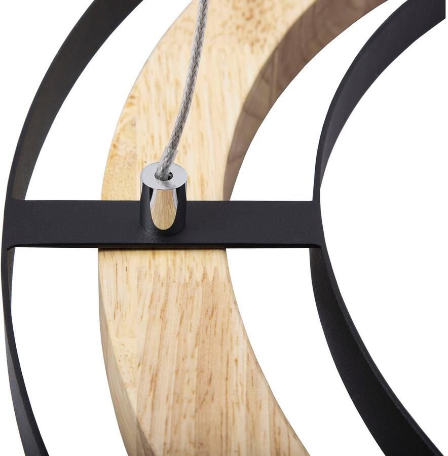 Home affaire Led-hanglamp Percht Dimbaar via wandschakelaar in hoogte verstelbaar (1 stuk)