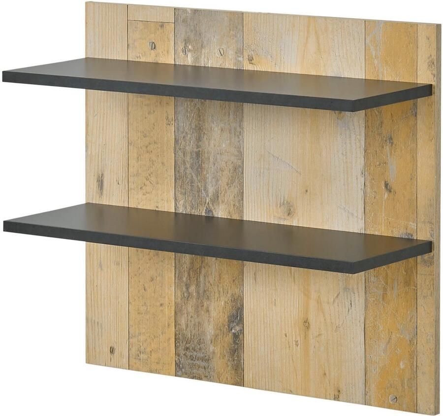 Home affaire Ledikant Sherwood Ligoppervlak 180 200 cm 2 nachtkastjes en 2 wandpanelen (5-delig)