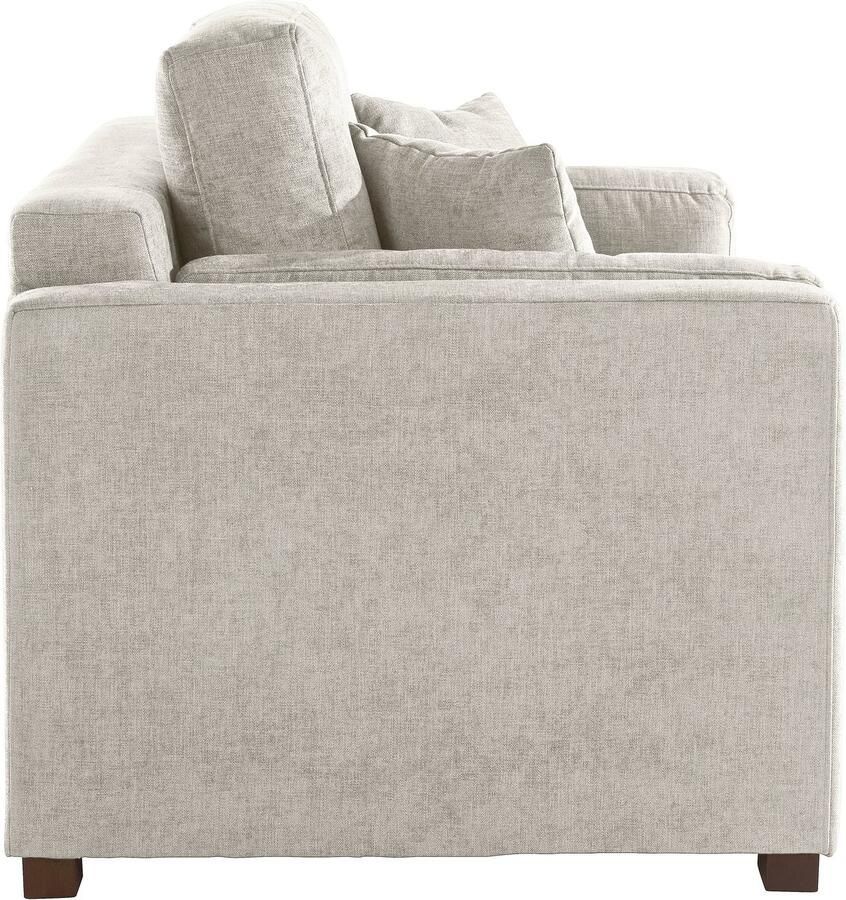 Home affaire Loveseat Fresh Pond fauteuil zacht zitcomfort incl. sierkussen bxdxh: 140x96x95 cm
