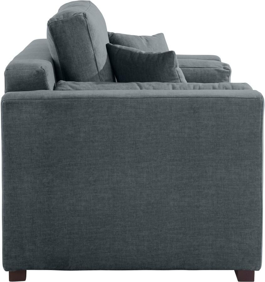Home affaire Loveseat Fresh Pond fauteuil zacht zitcomfort incl. sierkussen bxdxh: 140x96x95 cm