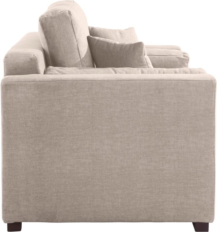 Home affaire Loveseat Fresh Pond fauteuil zacht zitcomfort incl. sierkussen bxdxh: 140x96x95 cm