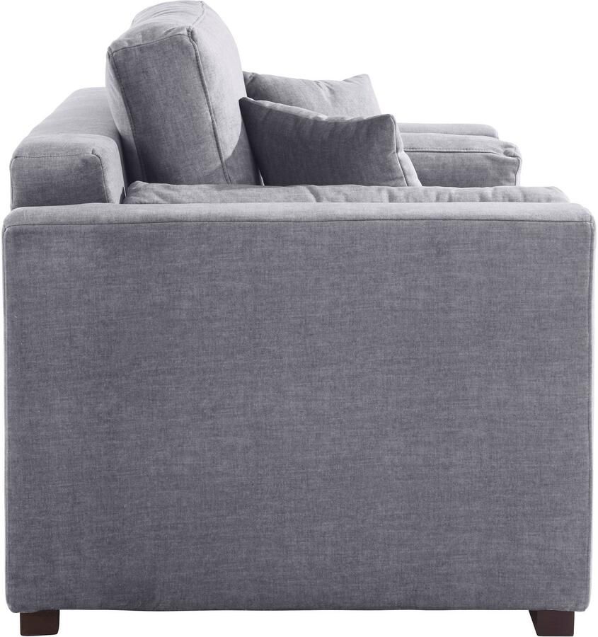 Home affaire Loveseat Fresh Pond fauteuil zacht zitcomfort incl. sierkussen bxdxh: 140x96x95 cm