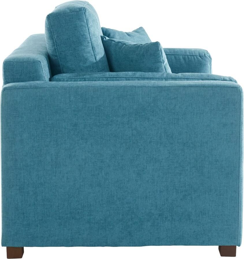 Home affaire Loveseat Fresh Pond fauteuil zacht zitcomfort incl. sierkussen bxdxh: 140x96x95 cm