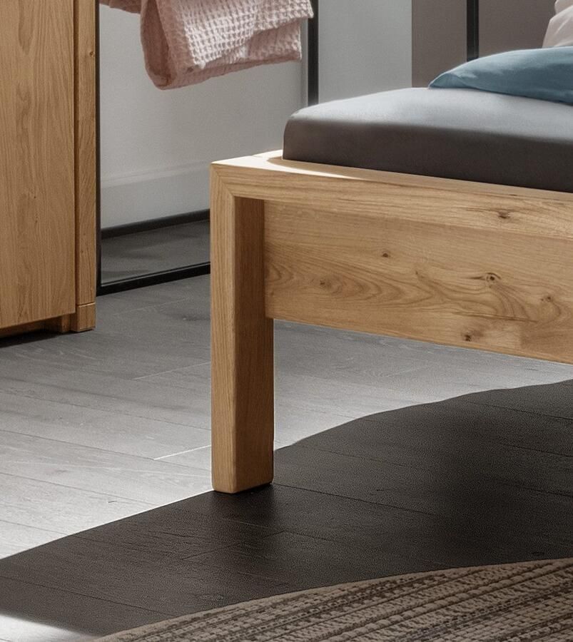 Home affaire Massief houten ledikant Huven tweepersoonsbed houten bed hoge belasting: 200kg per zijde Massief hout Scandinavisch design Robuust stabiel FSC gecertificeerd (1-delig)