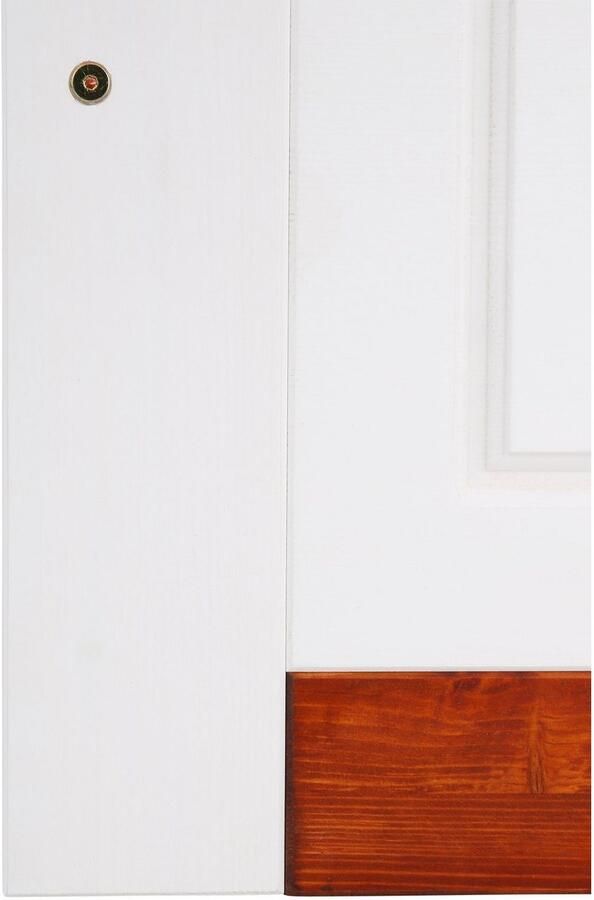 Home affaire Massief houten ledikant Madrid landelijke stijl hoge belasting! van fsc -gecertificeerd grenen inclusief lattenbodem cassette-look