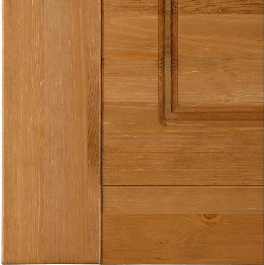 Home affaire Massief houten ledikant Madrid landelijke stijl hoge belasting! van fsc -gecertificeerd grenen inclusief lattenbodem cassette-look