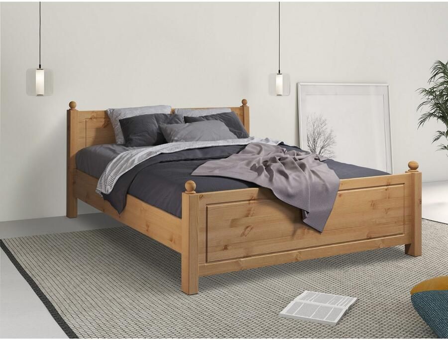 Home affaire Massief houten ledikant Mila hoge belasting jeugdbed ! FSC gecertificeerd massief hout