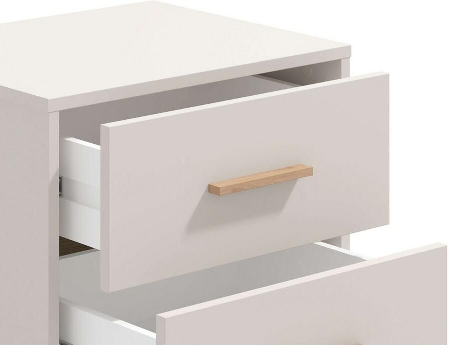 Home affaire Nachtkastje Belfort nachtkastje nachttafel Made in Europe met 2 of 3 lades fsc -gecertificeerd trendy kleur cashmere