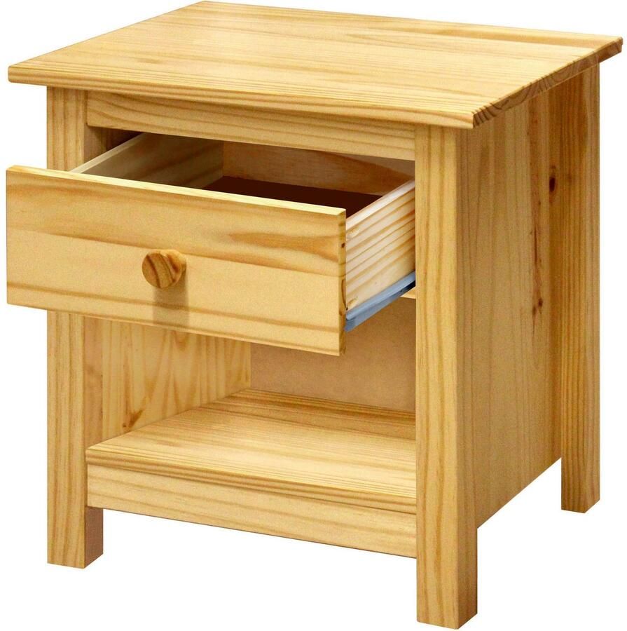 Home affaire Nachtkastje gemaakt van massief grenenhout (1 stuk)
