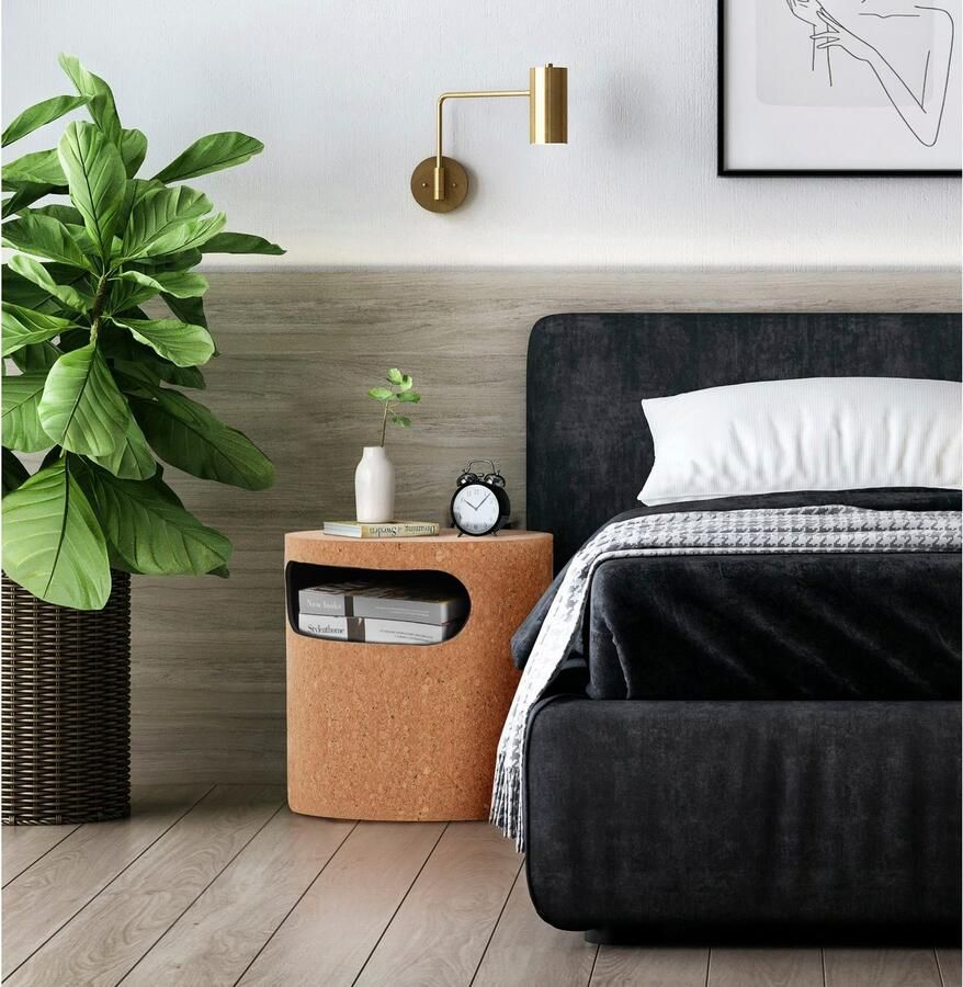 Artistiq Living Bijzettafel Epifanio Kurk Hout Rond