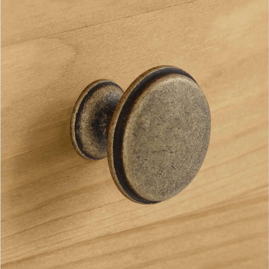 Home affaire Nachtkastje Rauna landhuisstijl elegant design met lamellen en kassetten 2 kleuren