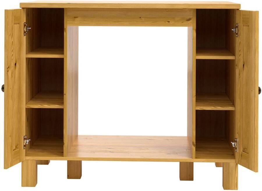 Home affaire Ombouwkast voor oven Alby2 Met metalen grepen breedte 100 cm zonder elektrische apparaten