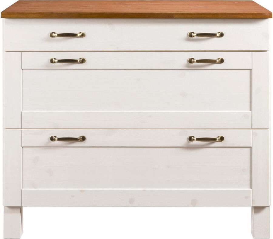 Home affaire Onderkast Alby Breedte 100 cm 3 laden