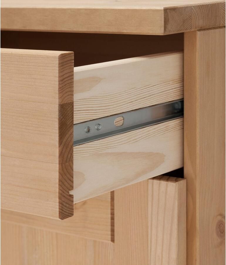 Home affaire Onderkast Oslo 100 cm breed in 2 diepten met 23 mm werkblad 2 laden