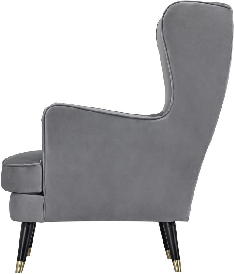 Home affaire Oorfauteuil ZILLER TV-stoel vrij in de ruimte te plaatsen in cord en fluweel