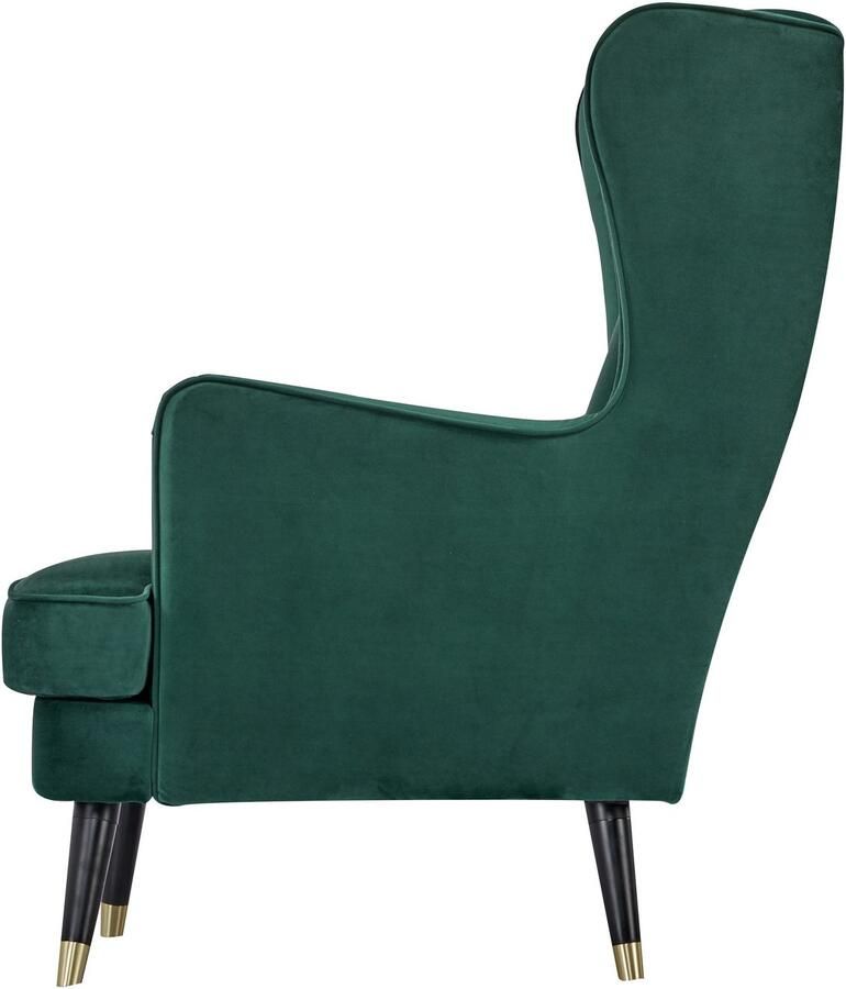 Home affaire Oorfauteuil ZILLER TV-stoel vrij in de ruimte te plaatsen in cord en fluweel