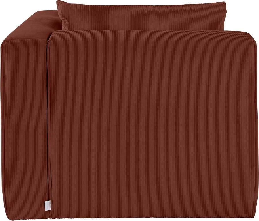 Home affaire Ottomane Comfine Modulaire ottomane om zelf samen te stellen in 3 bekledingvarianten