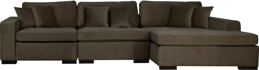 Home affaire Ottomane Skara L-vorm Loungebank met binnenveringsinterieur in vele overtrekkwaliteiten