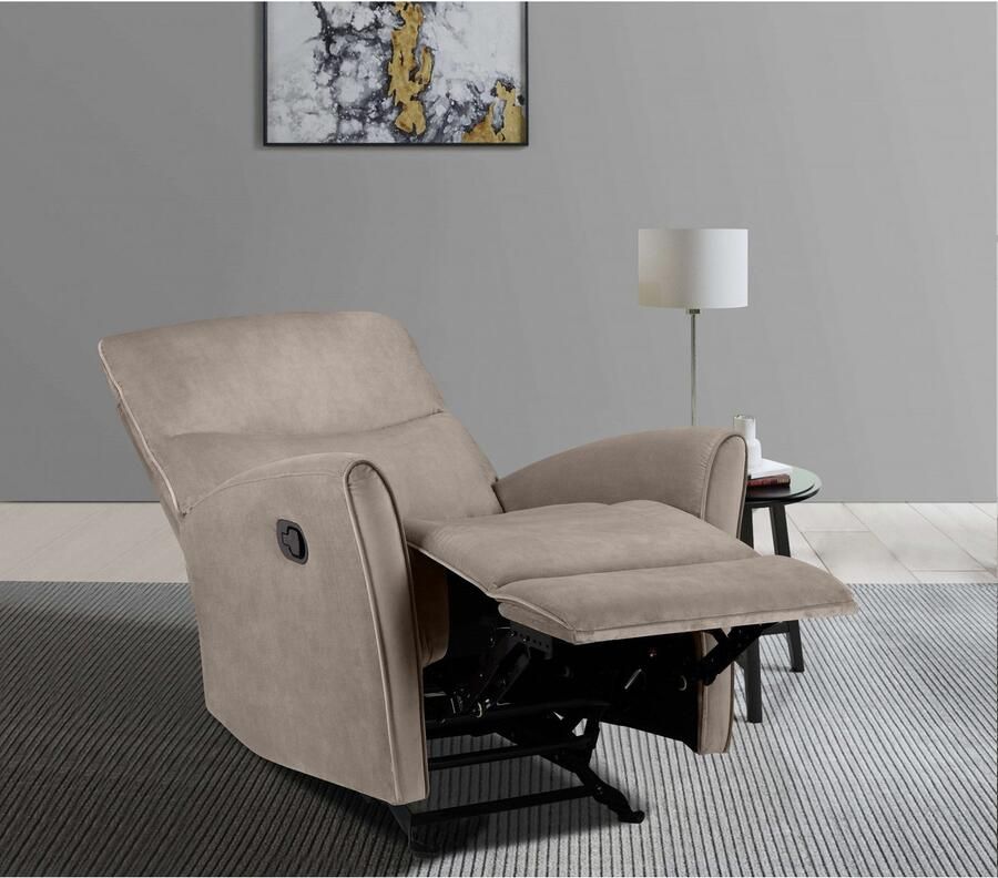 Home affaire Relaxfauteuil Chesley tv-stoel met slaapfunctie woonkamerstoel