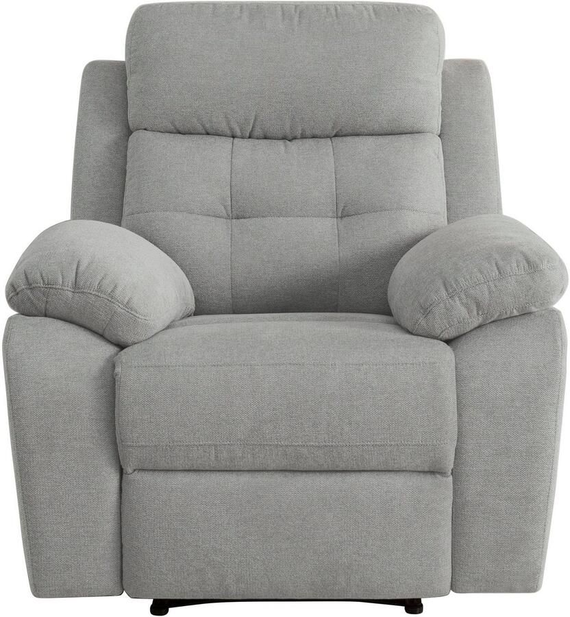 Home affaire Relaxfauteuil Lannilis met ligfunctie tv-stoel met handmatige of elektrische relaxfunctie lichtgrijs