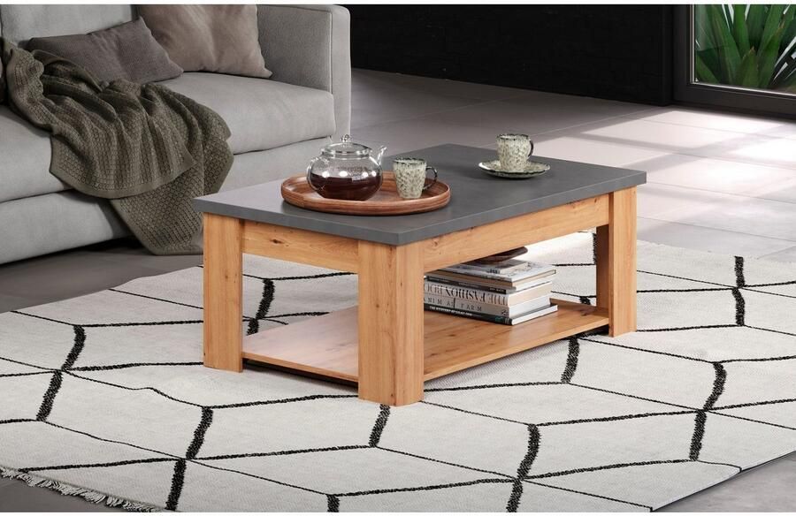 Home affaire Salontafel Ambres Salontafel met 1 open vak (B D H) 120 67 46 cm (1 stuk)