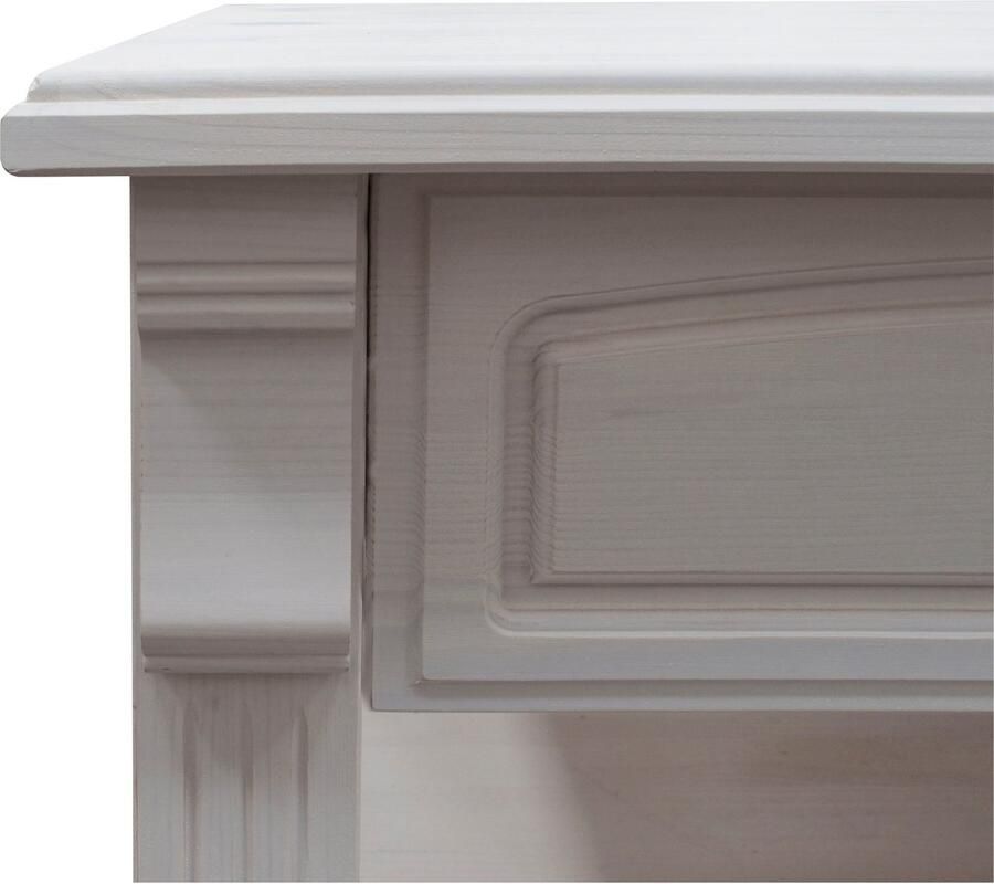 Home affaire Salontafel ANNA Salontafel met lade en opbergruimte massief hout FSC