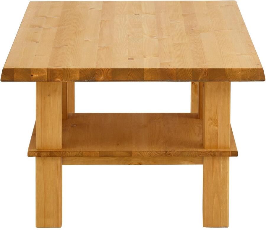 Home affaire Salontafel Ixo met 1 plank breedte 120 cm van massief grenen fsc